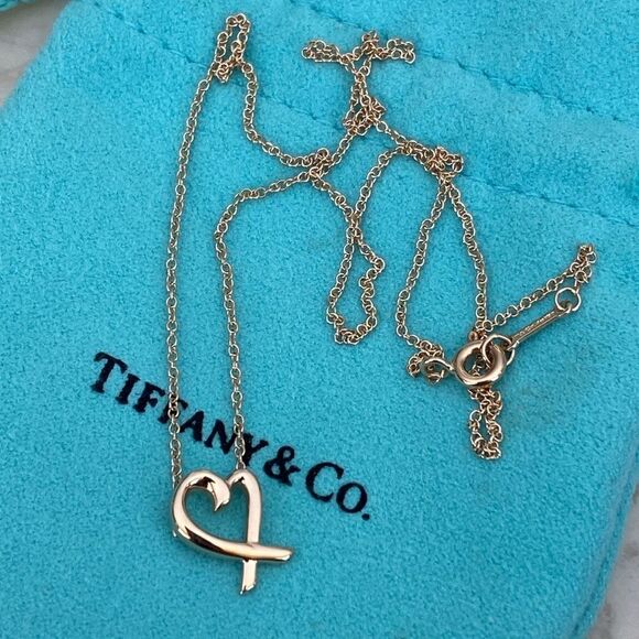 Tiffany & Co. 18K Loving Heart by Paloma Picasso Rose Gold Mint Condition - Picture 3 of 10